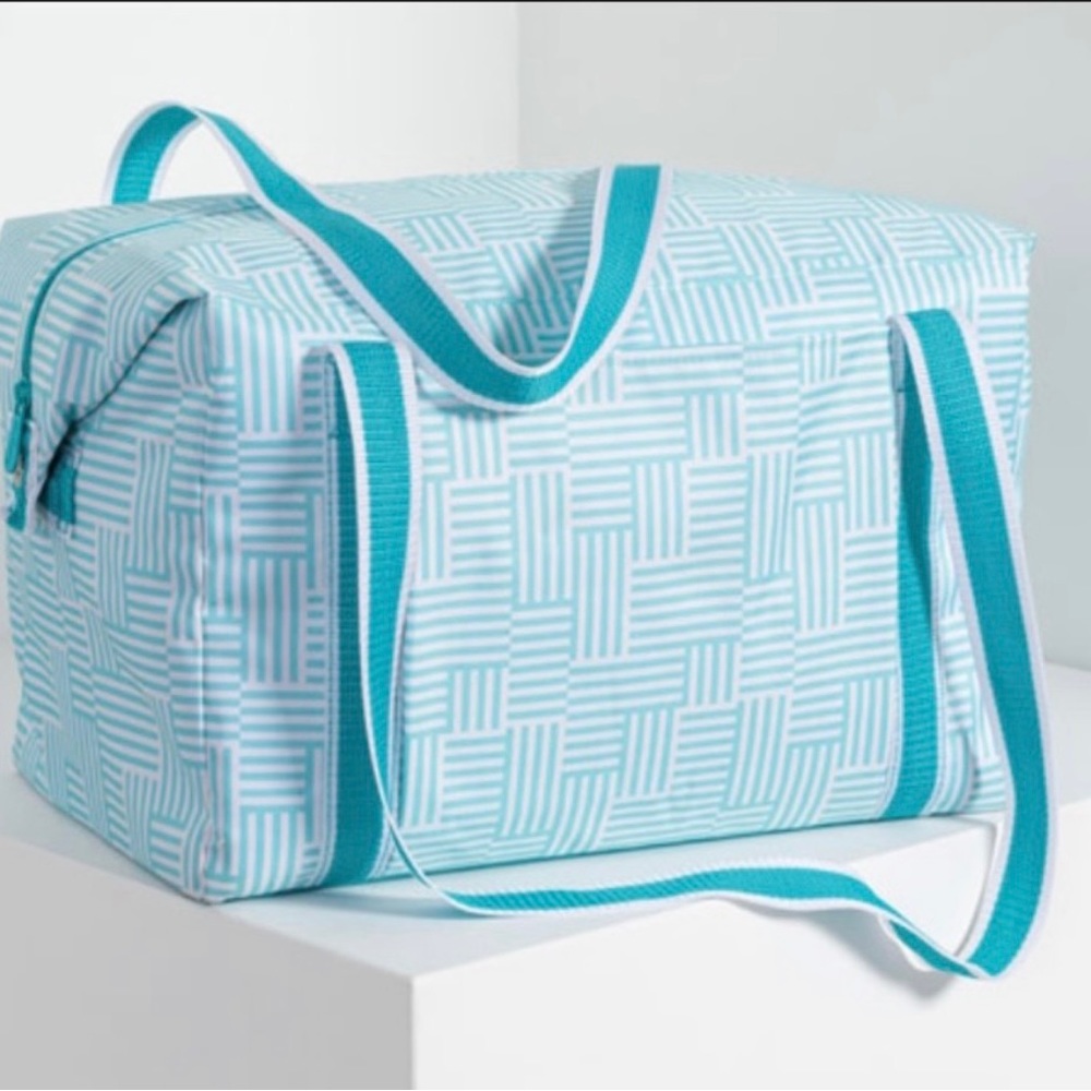 Thirty one fresh market thermal patchwork stripe